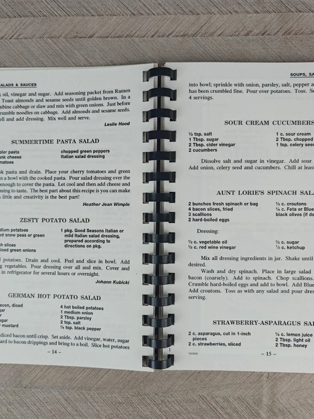 Tastes From The Country Schramm Farms & Orchards Cookbook 1990 Spiral-Bound